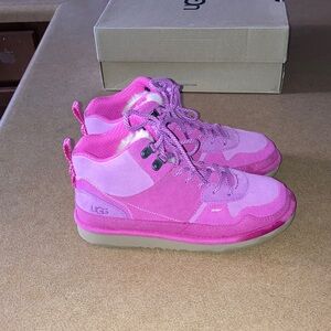 UGG Kids Bright Pink Sneakers